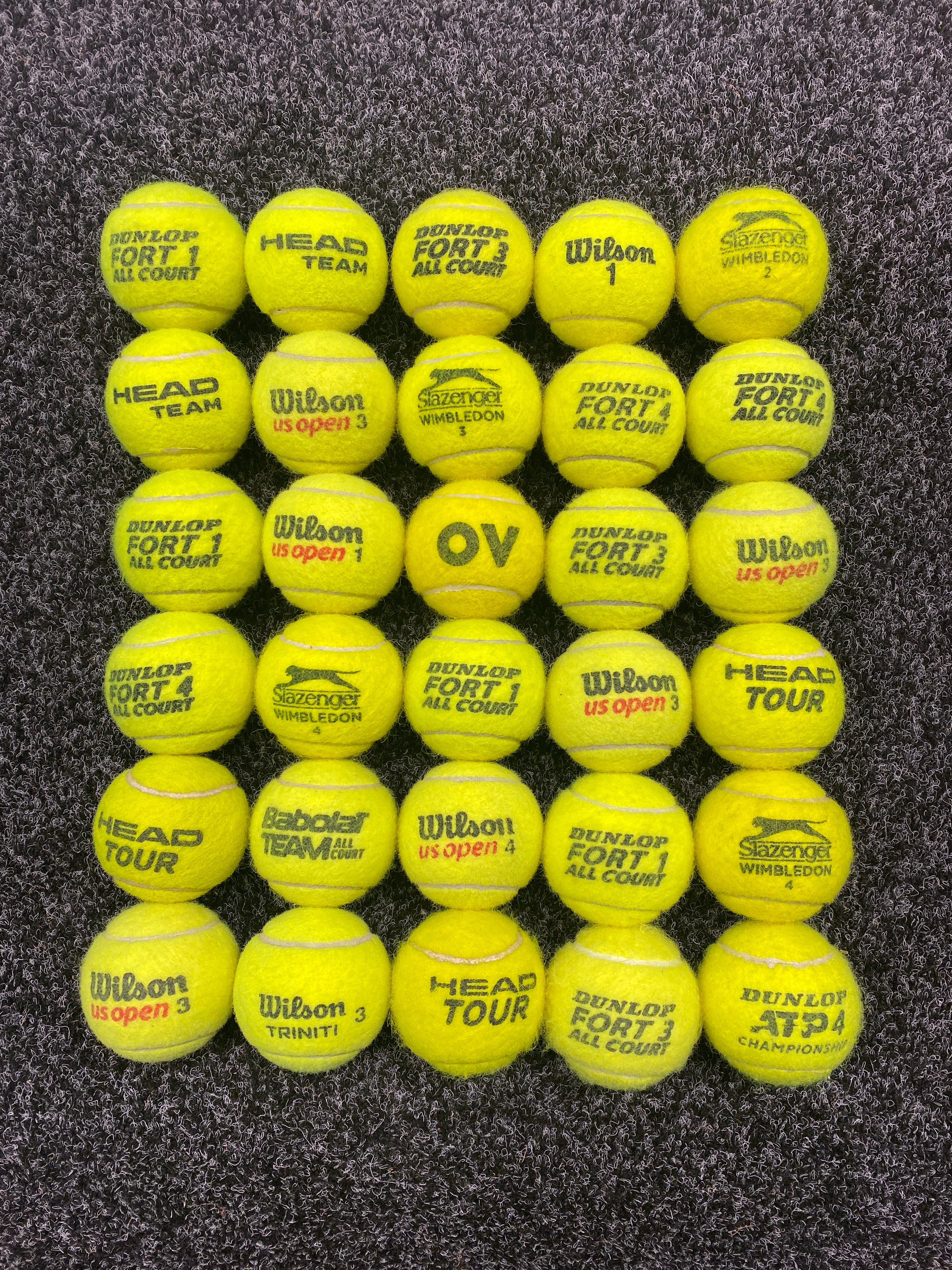 30 Used hot ProPenn Tennis Balls