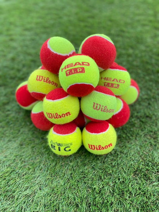 'Big Red' & 'Small Red' Pre-Owned Tennis Balls