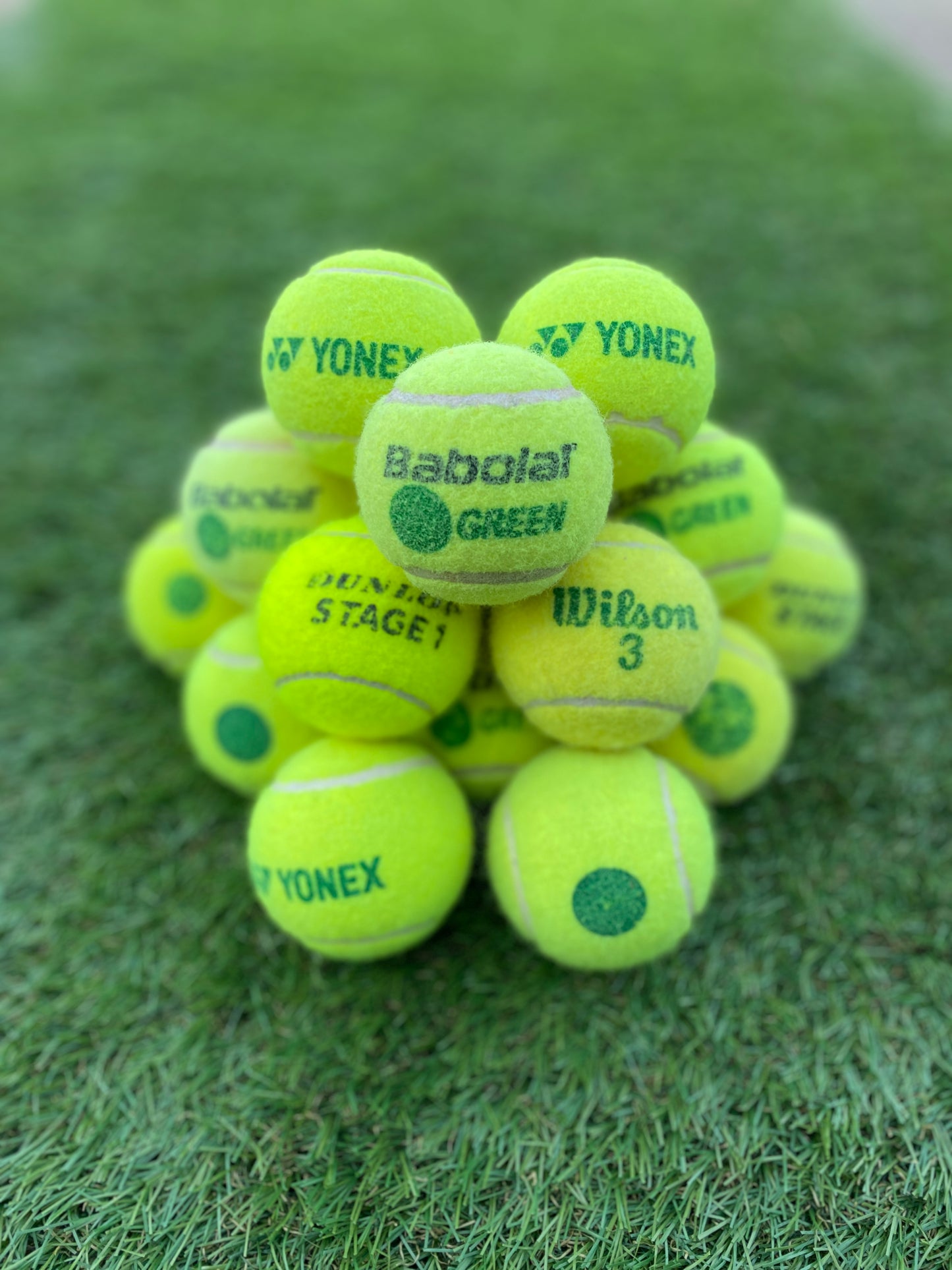 'Green Dot' Pre-Owned Tennis Balls